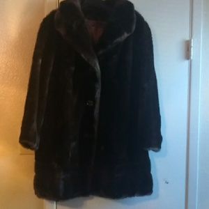 Faux Fur Dressy Coat